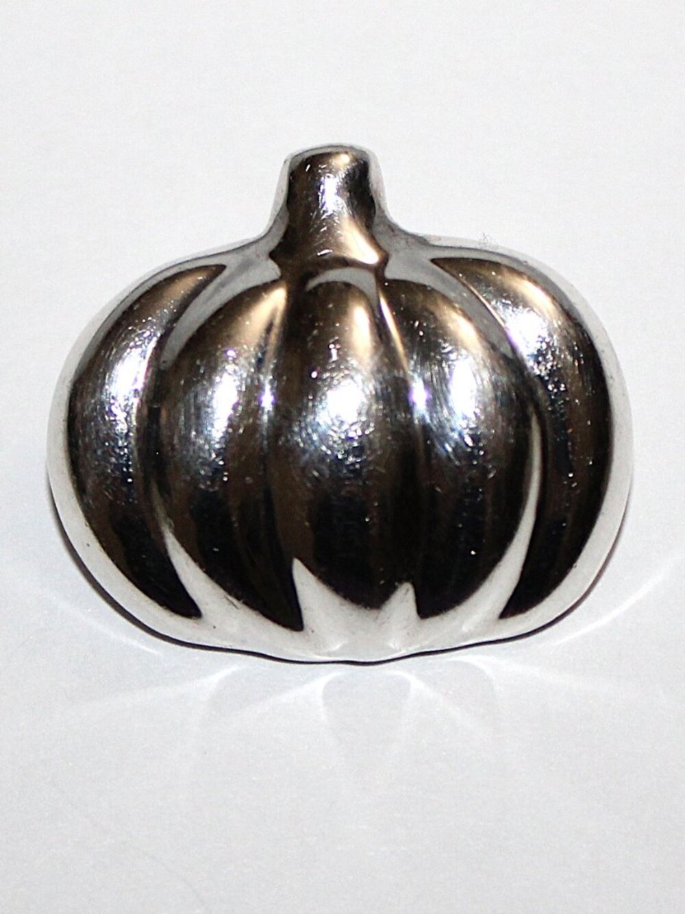 Sterling Silver Pumpkin Pendant